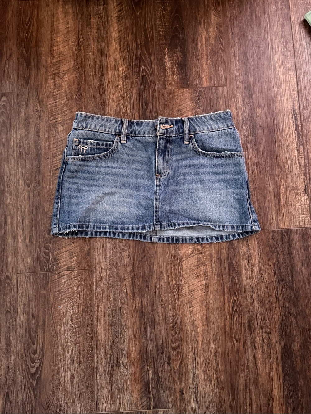 Hollister Light Blue Denim Mini Skort 🎀